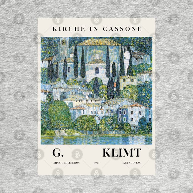 Gustav Klimt Kirche In Cassone Painting Exhibition by VanillaArt